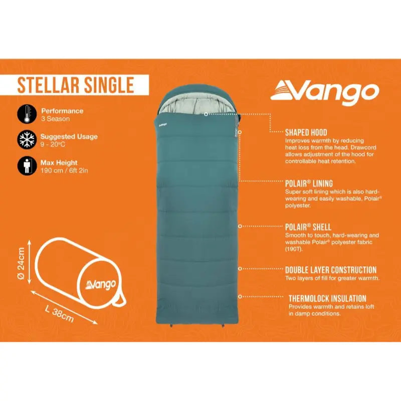 Vango Stellar Single Sleeping Bag