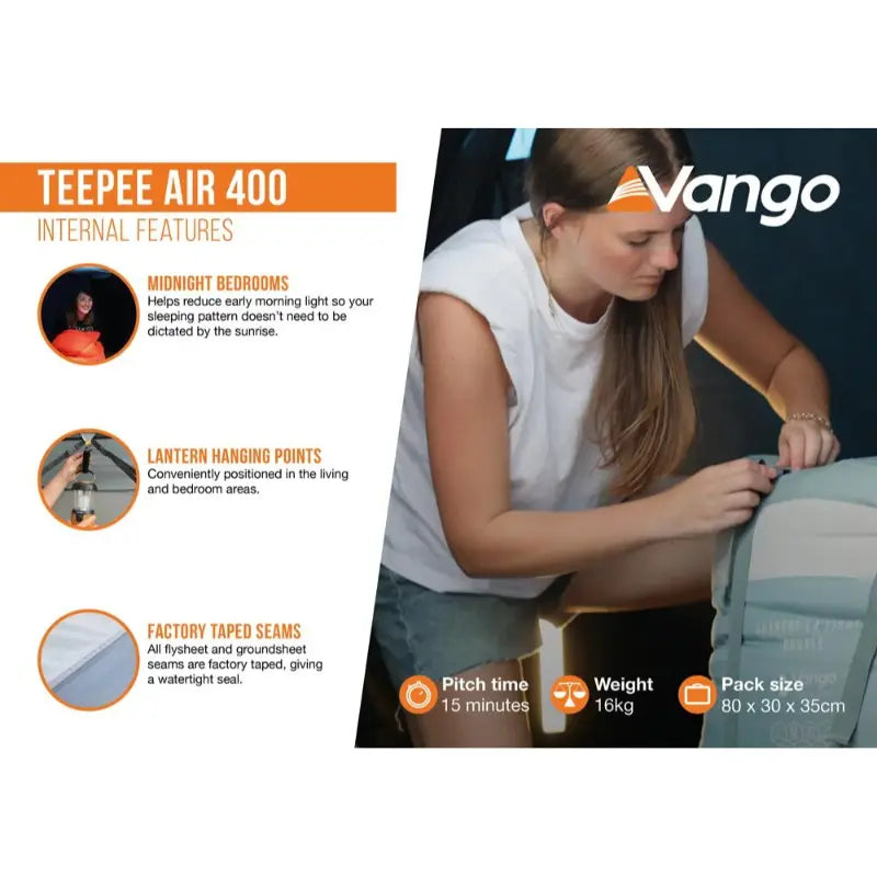 Vango Teepee Air 400 Tent