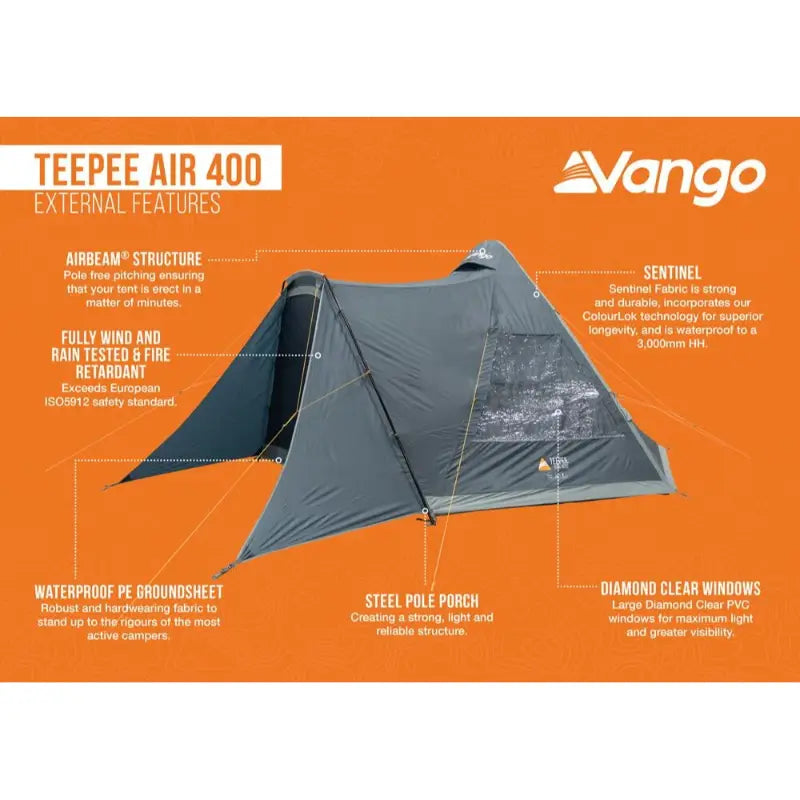 Vango Teepee Air 400 Tent