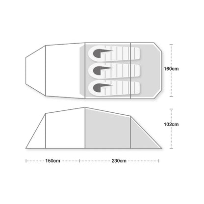 Wild Country Blizzard Compact 3 Tent