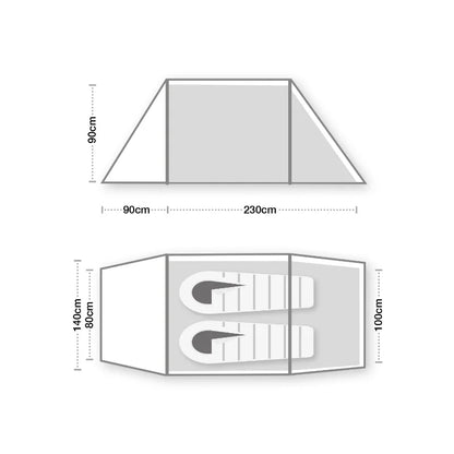 Wild Country Hoolie 2 Footprint