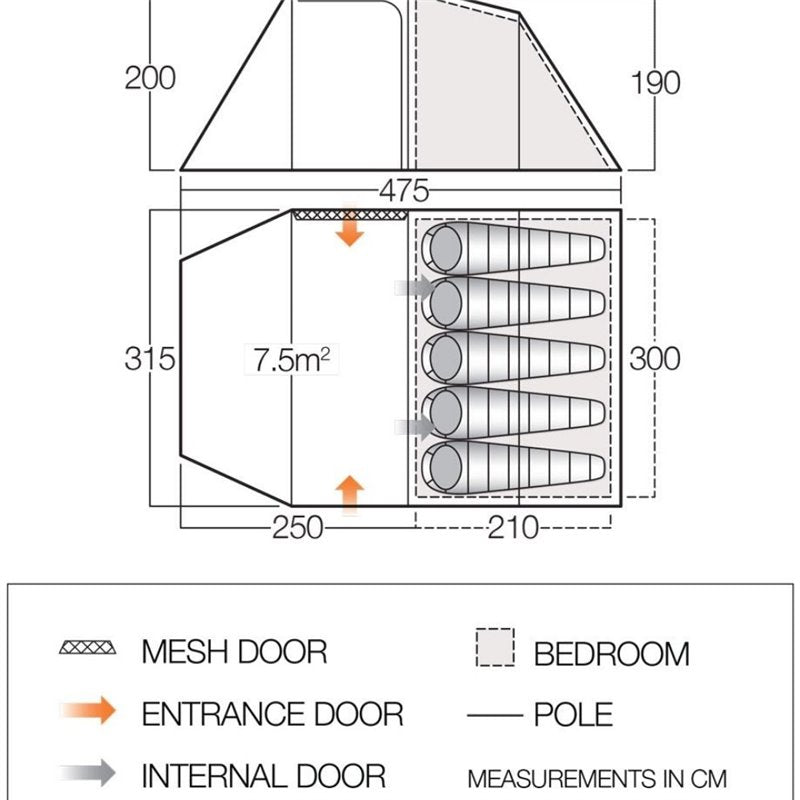 Vango Beta 550XL CLR Tent