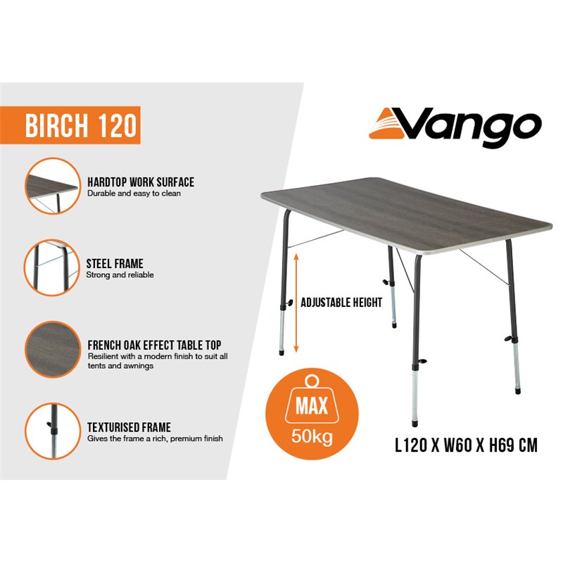 Vango Birch 120 Table