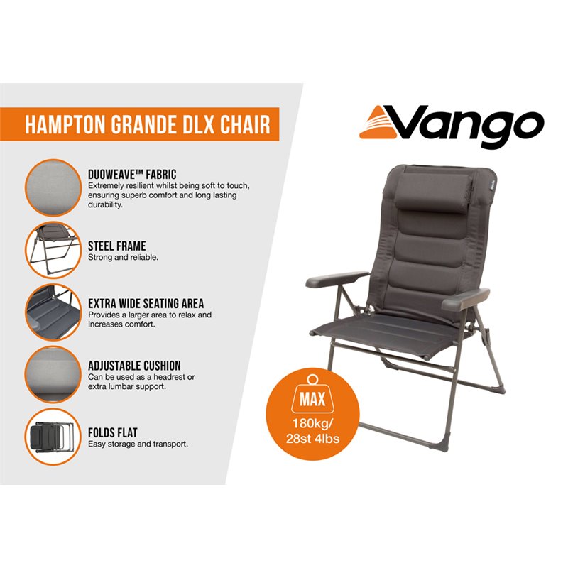 Vango Hampton Grande DLX Chair