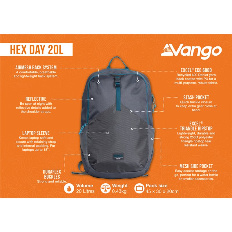 Vango Hex Day 20L