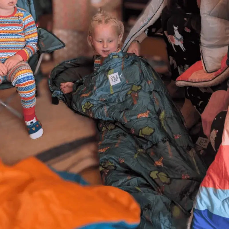 Olpro Kids Jungle Patterned Sleeping Bag