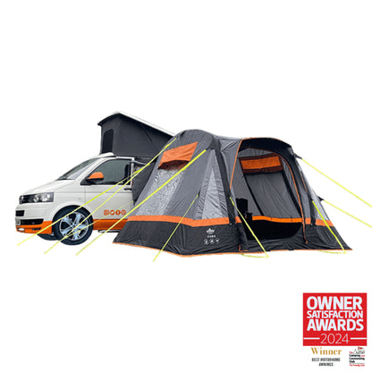 Cubo Breeze v2 Campervan Awning (Charcoal/Orange)