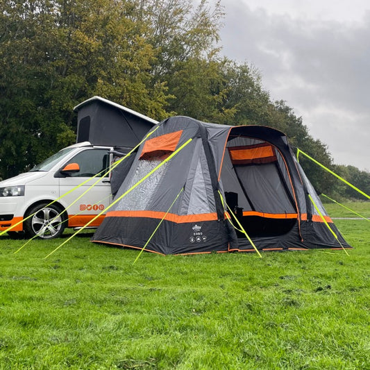 Cubo Breeze v2 Campervan Awning (Charcoal/Orange)