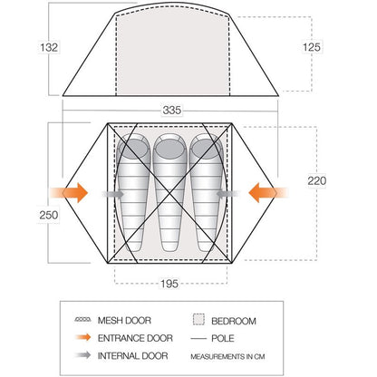 Vango Tryfan 300 Tent